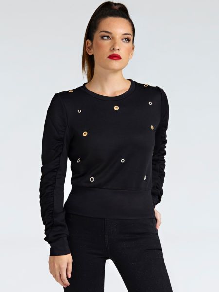 Guess Sweater Met Metallic Applicaties guess kopen in de aanbieding