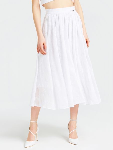 Guess Rok Detail Bloemenborduursels guess kopen in de aanbieding