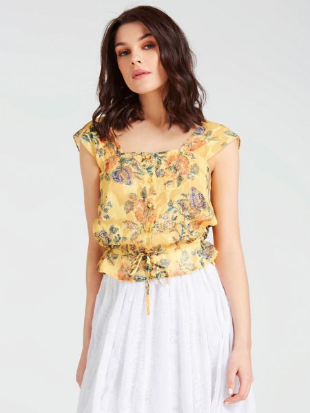 Guess Top Met Bloemenprint guess kopen in de aanbieding