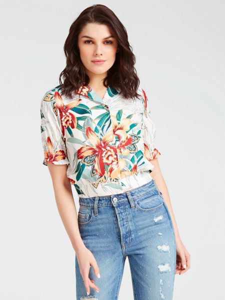Guess Blouse Met Bloemenprint guess kopen in de aanbieding