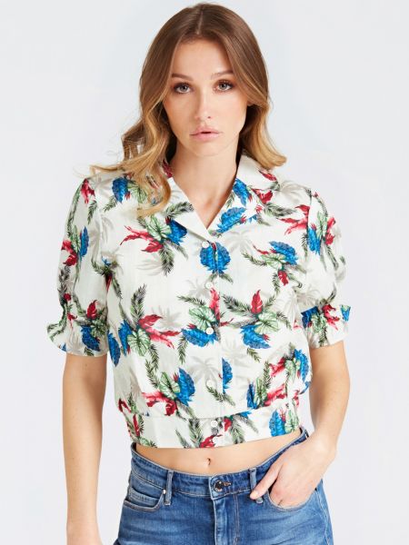Guess Blouse Met Natuurprint guess kopen in de aanbieding
