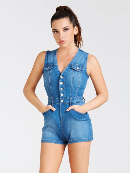 Guess Jumpsuit Denim Zakken guess kopen in de aanbieding