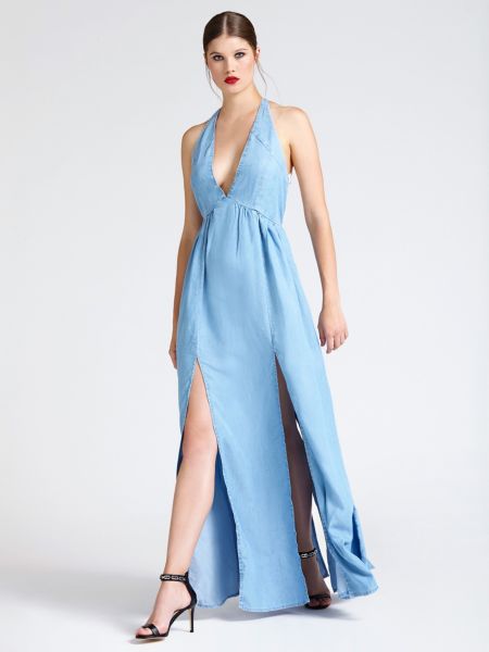 Guess Lange Denimjurk guess kopen in de aanbieding