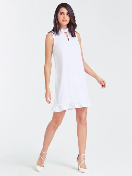 Guess Jurk Detail Ruche guess kopen in de aanbieding