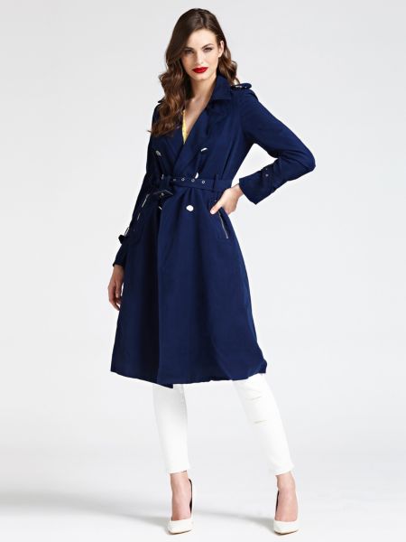 Guess Trenchcoat Met Ceintuur guess kopen in de aanbieding