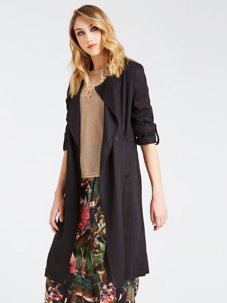 Guess Klassieke Trenchcoat Met Bandjes guess kopen in de aanbieding