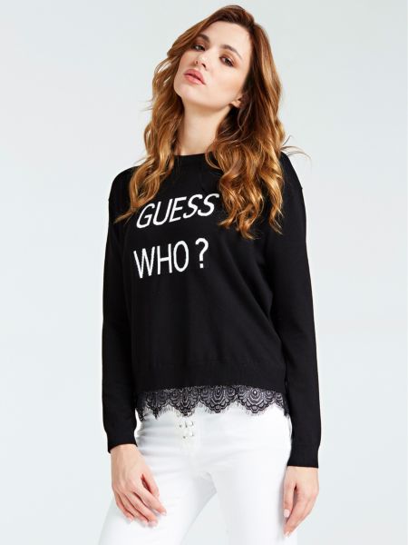Guess Trui Kanten Detail guess kopen in de aanbieding