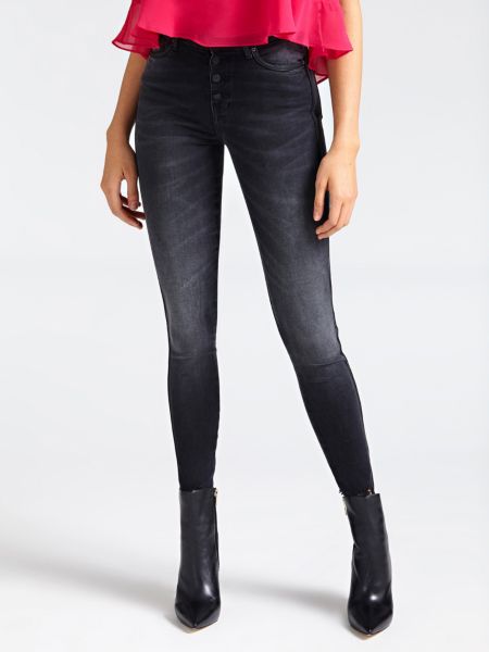 Guess Jeans Hoge Taille Used Effect guess kopen in de aanbieding