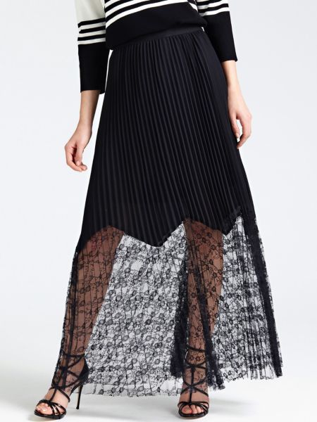 Guess Lange Rok Kanten Onderkant guess kopen in de aanbieding