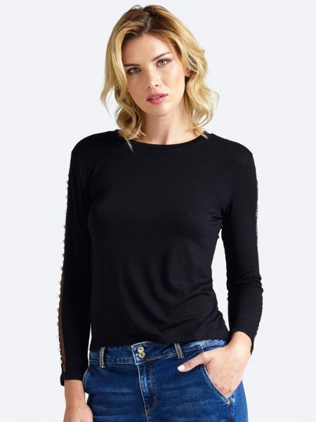 Guess Top Transparant Inzetstuk guess kopen in de aanbieding