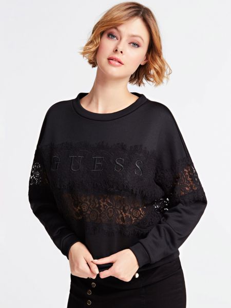Guess Sweater Inzet Kant guess kopen in de aanbieding