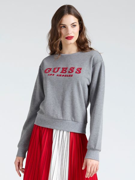 Guess Sweater Logoprint Voorkant guess kopen in de aanbieding